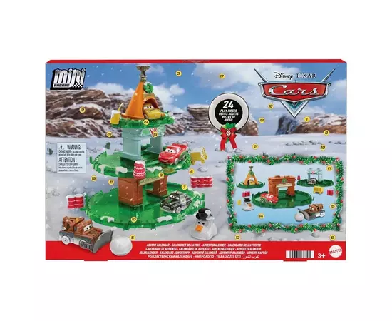 Игровой набор Cars Адвент-календарь с минигонщиками Disney Тачки (HXT34), изображение 5 Игровой набор Cars Адвент-календарь с минигонщиками Disney Тачки (HXT34), изображение 5