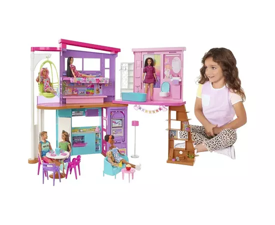 Игровой набор Barbie Дом Малибу (HCD50), изображение 6 Игровой набор Barbie Дом Малибу (HCD50), изображение 6
