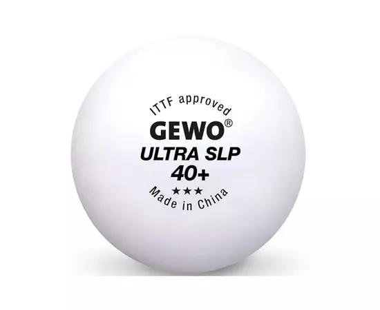 М'ячик для настільного теніса Gewo Ultra SLP 40+ ITTF 6 шт (81351200) (931057)