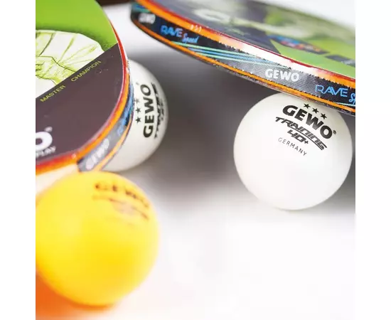 Комплект для настільного тенісу Gewo Rave Speed 2 Bats 3 Balls (86080000) (931051), зображення 8 Комплект для настільного тенісу Gewo Rave Speed 2 Bats 3 Balls (86080000) (931051), зображення 8