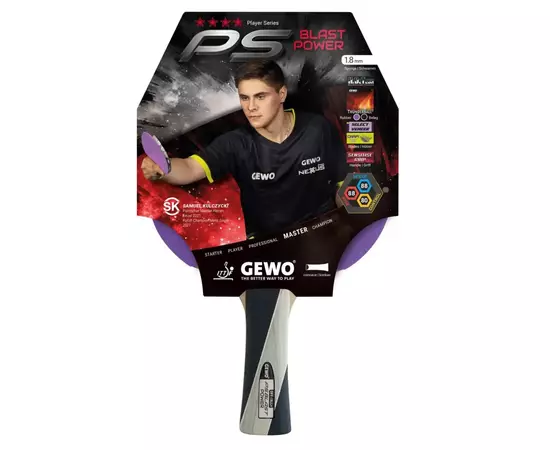 Ракетка для настільного тенісу Gewo PS Blast Power FL (1074100001) (931014)