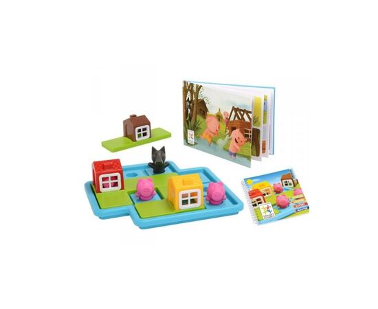 Настольная игра Smart Games Трое маленьких поросят (SG 023 UKR), изображение 2 Настольная игра Smart Games Трое маленьких поросят (SG 023 UKR), изображение 2