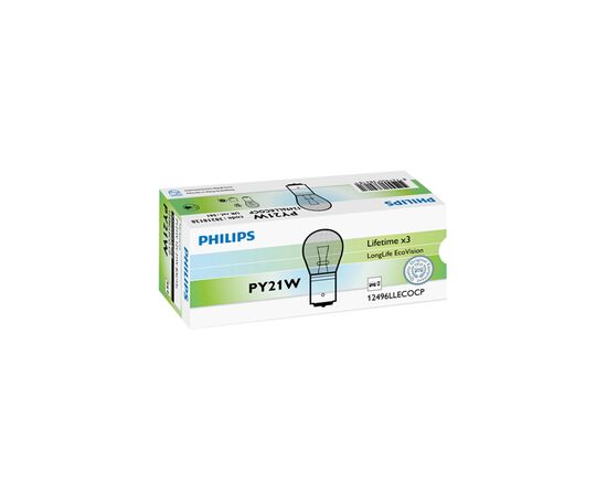 Автолампа Philips 21W (12496 LLECO CP), изображение 2