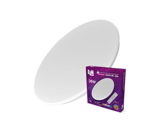 Светильник ELM SIRIUS- 36W (+пульт) 3000-6500K (26-0074), изображение 5 Светильник ELM SIRIUS- 36W (+пульт) 3000-6500K (26-0074), изображение 5