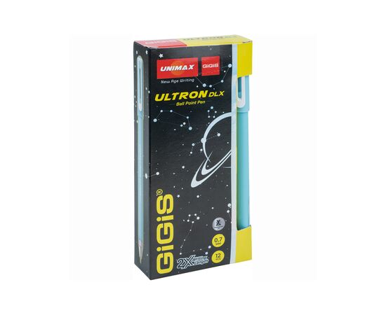 Ручка шариковая Unimax Ultron DLX 2х, синяя (UX-149-02), изображение 2 Ручка шариковая Unimax Ultron DLX 2х, синяя (UX-149-02), изображение 2