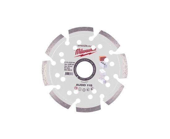 Круг відрізний Milwaukee алмазний AUDD 350 (4932471987)