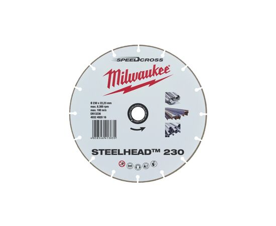 Круг отрезной Milwaukee алмазный STEELHEAD 230 (4932492016)