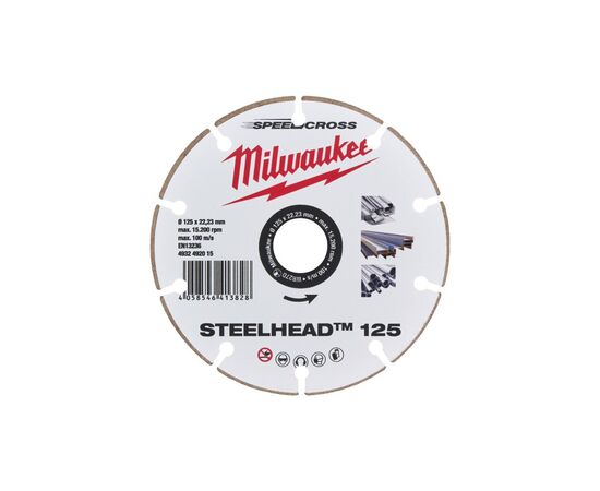 Круг отрезной Milwaukee алмазный STEELHEAD 125 (4932492015)