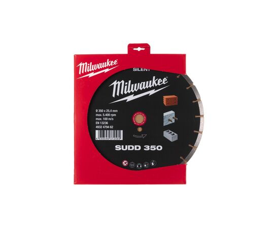 Круг отрезной Milwaukee алмазный SUDD 350 (4932479462)