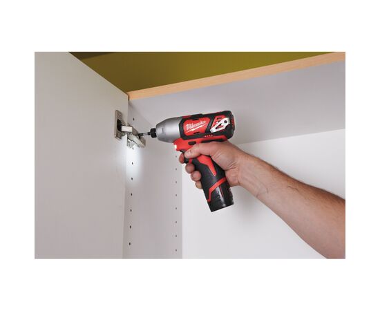 Шуруповерт Milwaukee 1/4" HEX, M12 BID-0, 112Нм (без АКБ и ЗУ) (4933441955), изображение 10 Шуруповерт Milwaukee 1/4" HEX, M12 BID-0, 112Нм (без АКБ и ЗУ) (4933441955), изображение 10