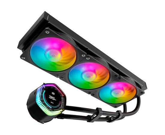 Система жидкостного охлаждения CoolerMaster MasterLiquid 360 ION Black (MLY-D36M-A24PZ-R1), изображение 4 Система жидкостного охлаждения CoolerMaster MasterLiquid 360 ION Black (MLY-D36M-A24PZ-R1), изображение 4