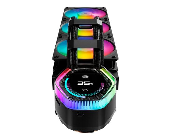 Система жидкостного охлаждения CoolerMaster MasterLiquid 360 ION Black (MLY-D36M-A24PZ-R1), изображение 6 Система жидкостного охлаждения CoolerMaster MasterLiquid 360 ION Black (MLY-D36M-A24PZ-R1), изображение 6