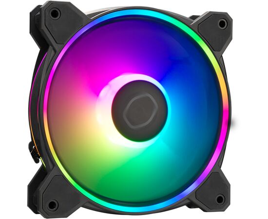 Кулер для корпуса CoolerMaster MF120 Halo 3in1 RGB (MFL-B2DN-213P2-R2), изображение 2 Кулер для корпуса CoolerMaster MF120 Halo 3in1 RGB (MFL-B2DN-213P2-R2), изображение 2