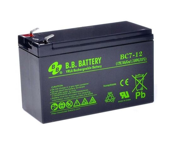 Батарея к ИБП BB Battery BC 7-12 (BC7)