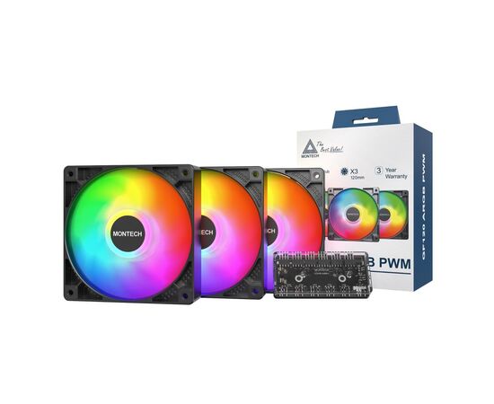 Кулер до корпусу MONTECH GF120 PWM (B31)