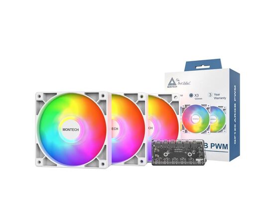 Кулер до корпусу MONTECH GF120 PWM (W31)