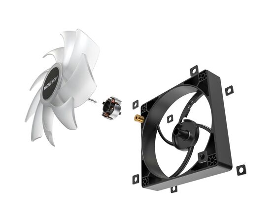 Кулер до корпусу MONTECH GF120 PWM BLACK, зображення 3 Кулер до корпусу MONTECH GF120 PWM BLACK, зображення 3