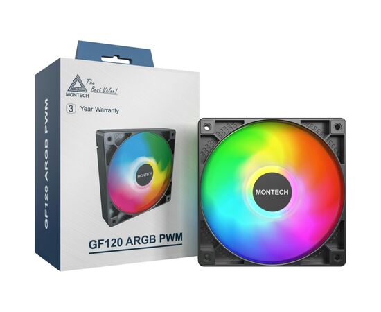 Кулер до корпусу MONTECH GF120 PWM BLACK, зображення 4 Кулер до корпусу MONTECH GF120 PWM BLACK, зображення 4