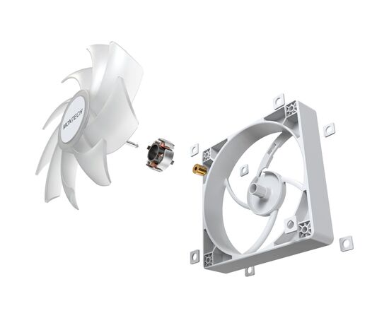 Кулер до корпусу MONTECH GF120 PWM WHITE, зображення 3 Кулер до корпусу MONTECH GF120 PWM WHITE, зображення 3