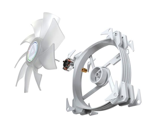 Кулер до корпусу MONTECH HP140 PWM WHITE, зображення 3 Кулер до корпусу MONTECH HP140 PWM WHITE, зображення 3