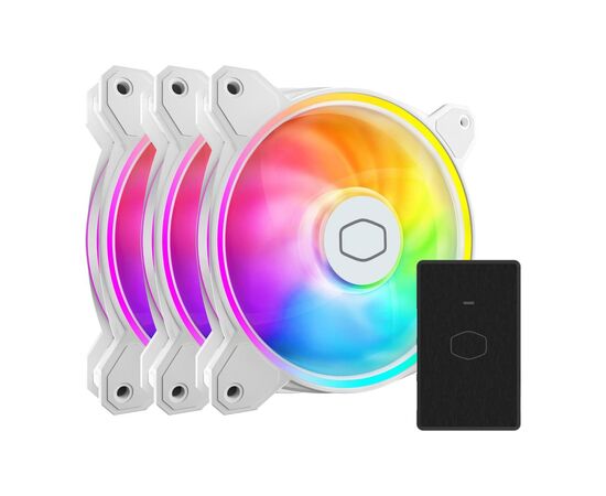Кулер для корпуса CoolerMaster MasterFan MF120 Halo2 3 in 1 White (MFL-B2DW-213P2-R2)
