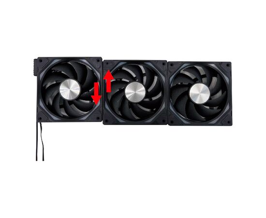 Кулер для корпуса Azza ARGB 3-IN-1 (LFO-4912DB3), изображение 6 Кулер для корпуса Azza ARGB 3-IN-1 (LFO-4912DB3), изображение 6