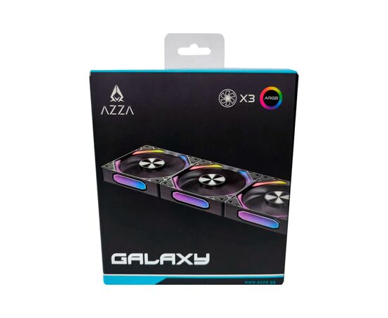 Кулер для корпуса Azza ARGB 3-IN-1 (LFO-4912DB3), изображение 9 Кулер для корпуса Azza ARGB 3-IN-1 (LFO-4912DB3), изображение 9