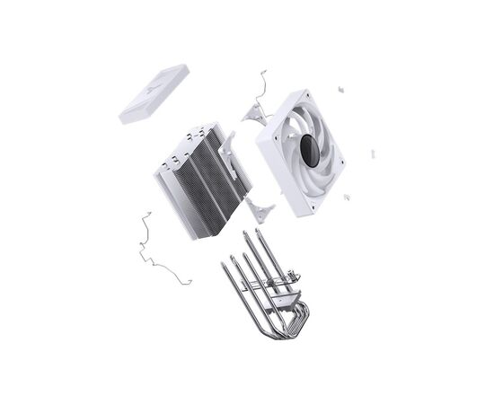 Кулер для процессора JONSBO CR-1000 V2 Color White, изображение 12 Кулер для процессора JONSBO CR-1000 V2 Color White, изображение 12