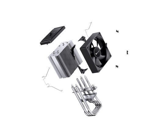 Кулер для процессора JONSBO CR-1400 EVO Black, изображение 11 Кулер для процессора JONSBO CR-1400 EVO Black, изображение 11