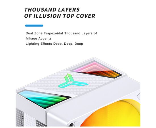 Кулер для процессора JONSBO CR-1400 V2 ARGB White, изображение 11 Кулер для процессора JONSBO CR-1400 V2 ARGB White, изображение 11