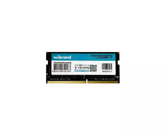 Модуль пам'яті для ноутбука SoDIMM DDR4 8GB 3200 MHz Wibrand (WI3200DDR4S/8GB)