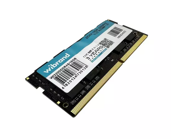 Модуль памяти для ноутбука SoDIMM DDR4 16GB 3200 MHz Wibrand (WI3200DDR4S/16GB), изображение 2 Модуль памяти для ноутбука SoDIMM DDR4 16GB 3200 MHz Wibrand (WI3200DDR4S/16GB), изображение 2