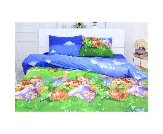 Постельное белье MirSon Бязь Premium 17-0315 Sophia and the dragon Евро (2200002358835)
