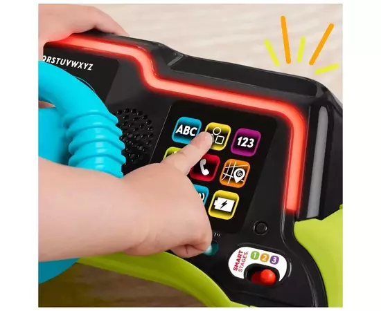 Развивающая игрушка Fisher-Price Интерактивный руль Маленький водитель с технологией Smart Stages (HTW88), изображение 10