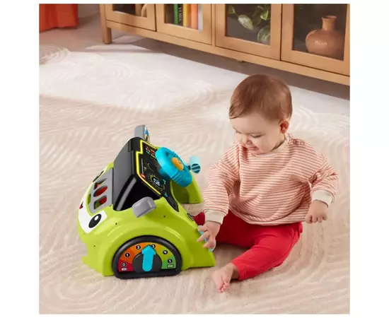 Развивающая игрушка Fisher-Price Интерактивный руль Маленький водитель с технологией Smart Stages (HTW88), изображение 8