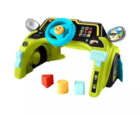 Розвиваюча іграшка Fisher-Price Інтерактивне кермо Маленький водій з технологією Smart Stage (HTW88)