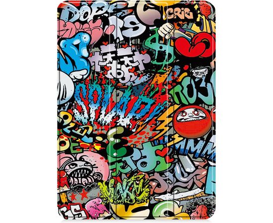 Чехол для планшета BeCover Smart Case Apple iPad Pro 11" M4 2024 Graffiti (711637), изображение 2 Чехол для планшета BeCover Smart Case Apple iPad Pro 11" M4 2024 Graffiti (711637), изображение 2