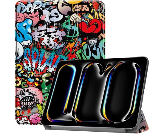 Чохол до планшета BeCover Smart Case Apple iPad Pro 11" M4 2024 Graffiti (711637)