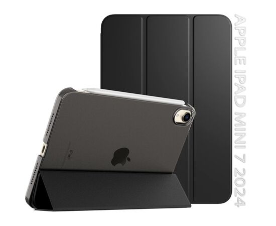 Чохол до планшета BeCover Tri Fold Hard Apple iPad Mini 7 2024 Black (712450)