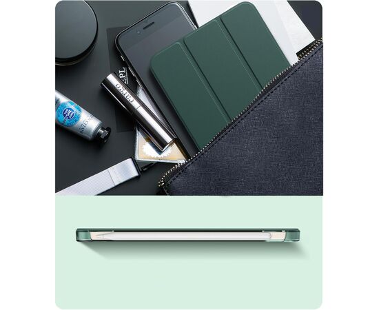Чехол для планшета BeCover Tri Fold Hard Apple iPad Mini 7 2024 Dark Green (712451), изображение 5 Чехол для планшета BeCover Tri Fold Hard Apple iPad Mini 7 2024 Dark Green (712451), изображение 5