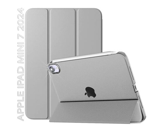 Чехол для планшета BeCover Tri Fold Hard Apple iPad Mini 7 2024 Gray (712452)