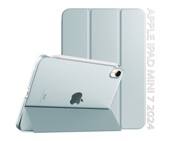 Чохол до планшета BeCover Tri Fold Hard Apple iPad Mini 7 2024 Light Blue (712453)