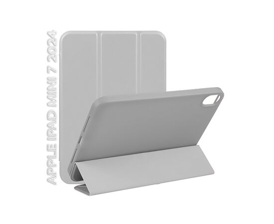 Чехол для планшета BeCover Tri Fold Hard TPU Apple iPad Mini 7 2024 Gray (712446)