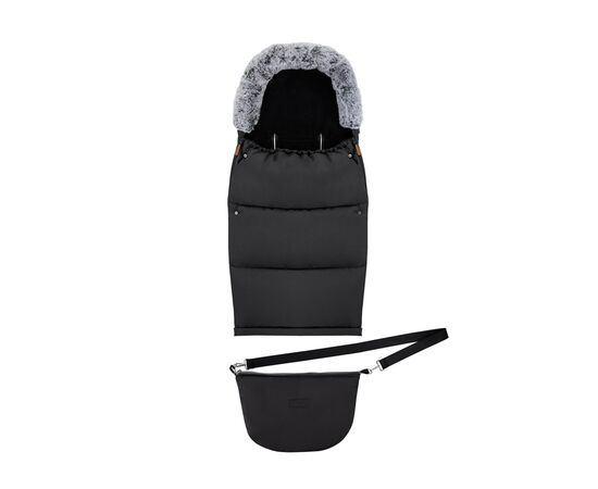 Зимовий конверт MoMi Sleeping bag 2 в 1 black (AKCE00050)