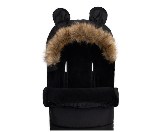 Зимний конверт MoMi Sleeping bag black (AKCE00032), изображение 2 Зимний конверт MoMi Sleeping bag black (AKCE00032), изображение 2