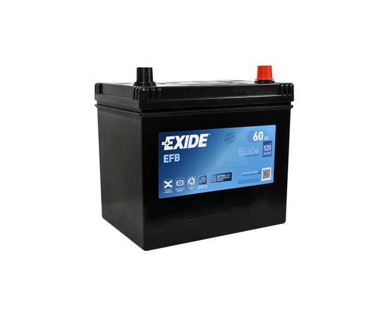 Аккумулятор автомобильный EXIDE START-STOP EFB 60A (EL604), изображение 3 Аккумулятор автомобильный EXIDE START-STOP EFB 60A (EL604), изображение 3