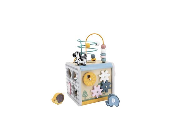 Развивающая игрушка Viga Toys Игровой центр PolarB Кубик 5-в-1 (44030), изображение 4 Развивающая игрушка Viga Toys Игровой центр PolarB Кубик 5-в-1 (44030), изображение 4