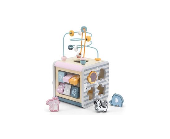 Розвиваюча іграшка Viga Toys Ігровий центр PolarB Кубик 5-в-1 (44030)