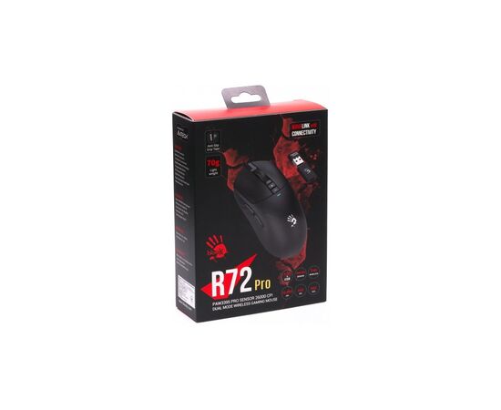 Мышка A4Tech Bloody R72 Pro Wireless/USB Black (4711421000871), изображение 11 Мышка A4Tech Bloody R72 Pro Wireless/USB Black (4711421000871), изображение 11