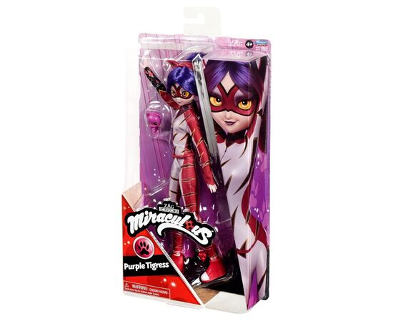 Кукла Miraculous Леди Баг и Супер-Кот - Пурпурная Тигрица (50023), изображение 6 Кукла Miraculous Леди Баг и Супер-Кот - Пурпурная Тигрица (50023), изображение 6